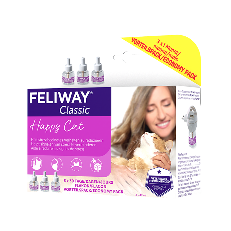 classic 3x30 Feliway Classic 3x30 Tage Nachfüllflakon – Bild 1