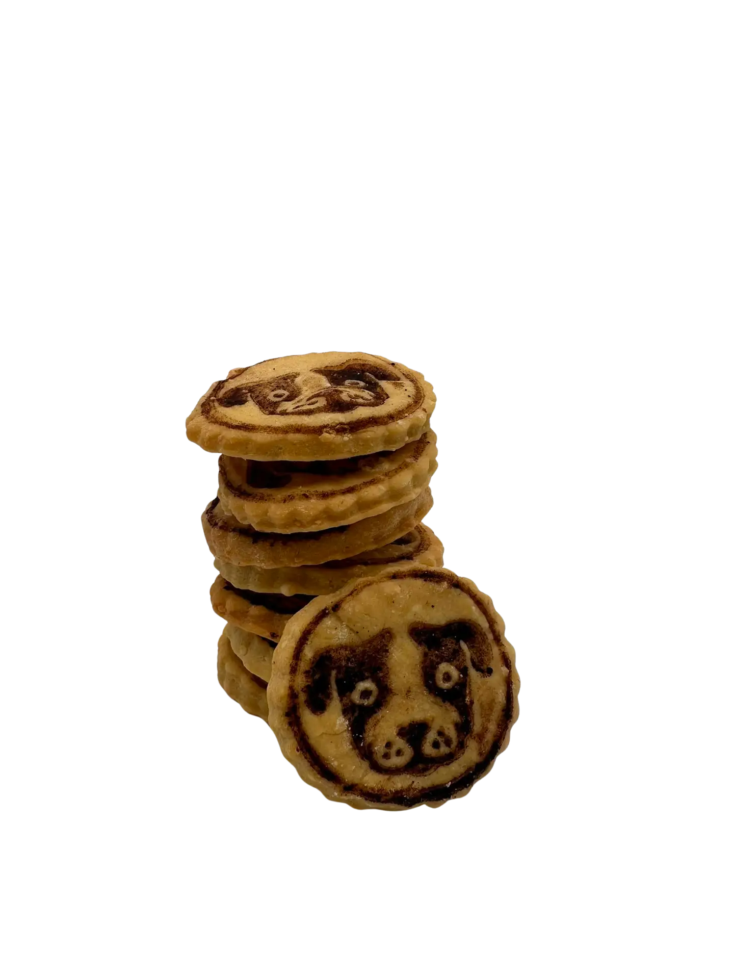 Käse-Köpfe Handgemachte Hundekekse aus Käseteig, Käse-Köpfe mit süßen Hundegesichtern